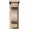 Ekena Millwork Newport Smooth Corbel w/Backplate, Douglas Fir, 5 1/2"W x 12"D x 16"H COR06X12X16NEW01SDF - alternate 2